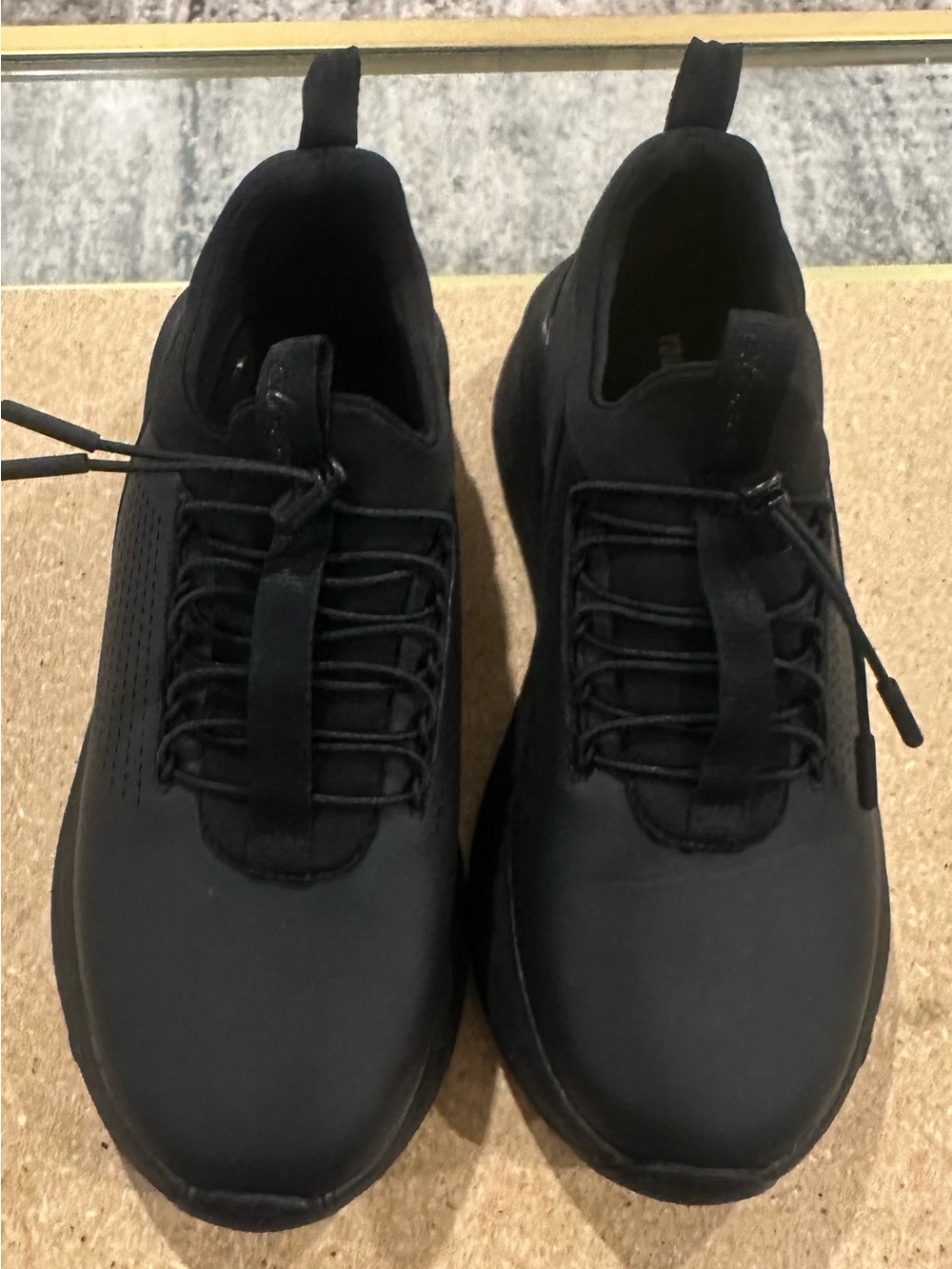 Women’s Black Slip-On Athletic Sneakers